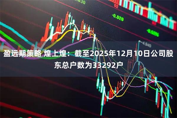 盈远期策略 煌上煌：截至2025年12月10日公司股东总户数为33292户